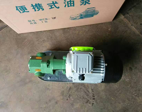 WCB手提式齒輪泵